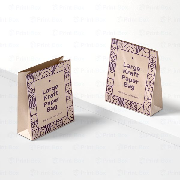 Print Kraft Bags without Handle usa